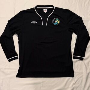 Umbro New York Cosmos Black and White Long Sleeve Jersey XL
